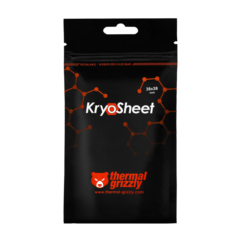 THERMAL GRIZLLY KRYOSHEET 38X38MM